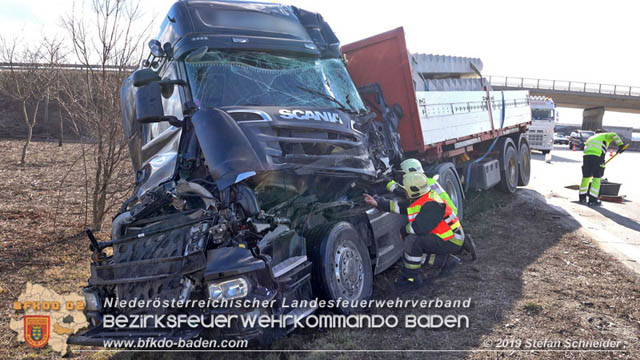 20190129 VU A2 RFB Wien Hoehe Abfahrt Raststation Guntramsdorf Foto: © Stefan Schneider 20190129 VU A2 RFB Wien Hoehe Abfahrt Raststation Guntramsdorf Foto: © Stefan Schneider