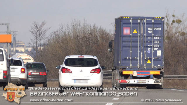 20190129 VU A2 RFB Wien Hoehe Abfahrt Raststation Guntramsdorf Foto: © Stefan Schneider 20190129 VU A2 RFB Wien Hoehe Abfahrt Raststation Guntramsdorf Foto: © Stefan Schneider