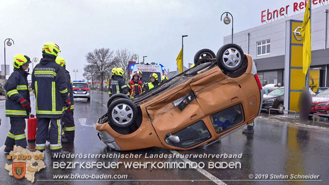 20190212 Verkehrsunfall auf der LB17 in Oeynhausen/Tribuswinkel  Foto: © Stefan Schneider