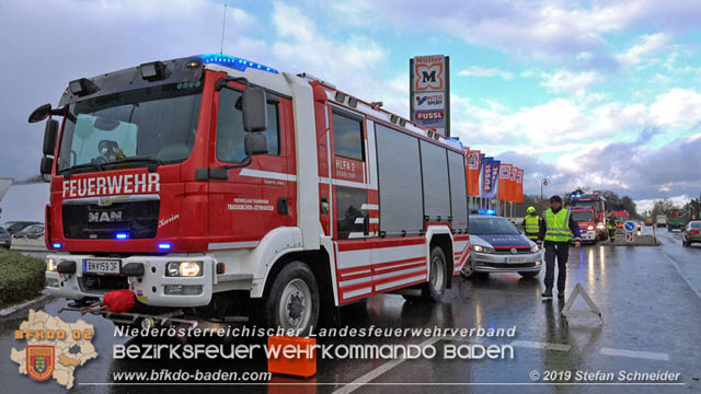 20190212 Verkehrsunfall auf der LB17 in Oeynhausen/Tribuswinkel  Foto: © Stefan Schneider
