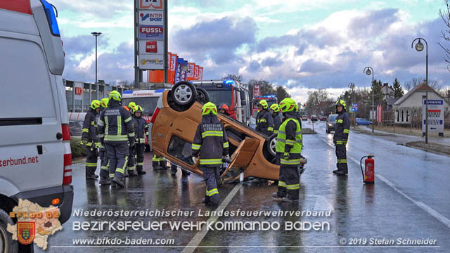20190212 Verkehrsunfall auf der LB17 in Oeynhausen/Tribuswinkel  Foto: © Stefan Schneider