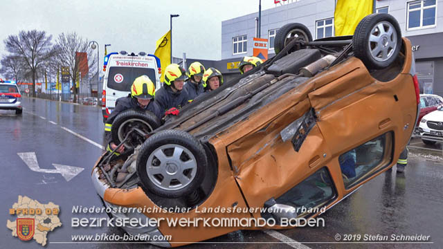 20190212 Verkehrsunfall auf der LB17 in Oeynhausen/Tribuswinkel  Foto: © Stefan Schneider
