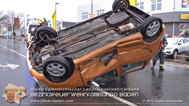 20190212 Verkehrsunfall auf der LB17 in Oeynhausen/Tribuswinkel  Foto: © Stefan Schneider