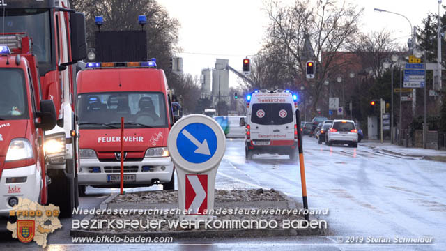 20190212 Verkehrsunfall auf der LB17 in Oeynhausen/Tribuswinkel  Foto: © Stefan Schneider