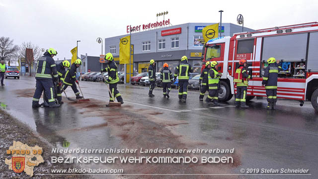 20190212 Verkehrsunfall auf der LB17 in Oeynhausen/Tribuswinkel  Foto: © Stefan Schneider