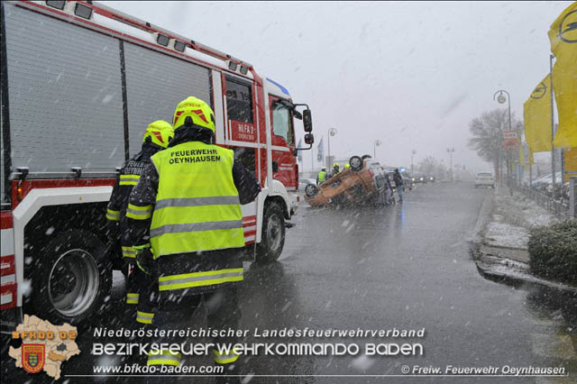 20190212 Verkehrsunfall auf der LB17 in Oeynhausen/Tribuswinkel  Foto: © FF Oeynhausen