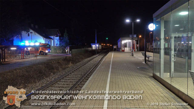 20190213 Schadstoffalarm am Bahnhof Pottendorf-Landegg Foto: © Stefan Schneider 20190213 Schadstoffalarm am Bahnhof Pottendorf-Landegg Foto: © Stefan Schneider