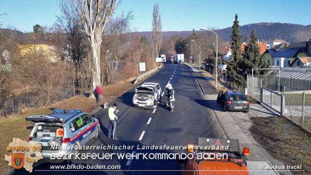 20190219 Verkehrsunfall auf der LB18 in Pottenstein  Foto: © Markus Hackl FF Pottenstein