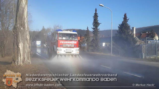 20190219 Verkehrsunfall auf der LB18 in Pottenstein  Foto: © Markus Hackl FF Pottenstein