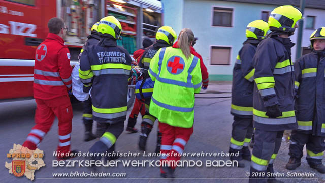 20190224 Schwerer Verkehrsunfall auf der LB18 in St.Veit a.d.Triesting  Foto: © Stefan Schneider 