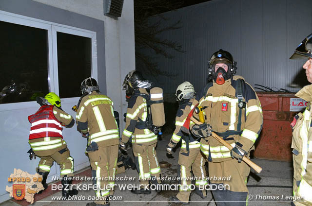 20190228 Brand im Gewerbepark Ebreichsdorf  Foto: © Thomas Lenger