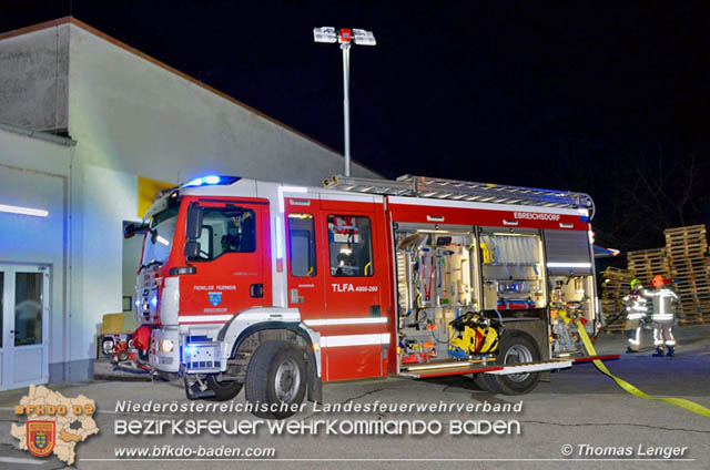 20190228 Brand im Gewerbepark Ebreichsdorf  Foto: © Thomas Lenger