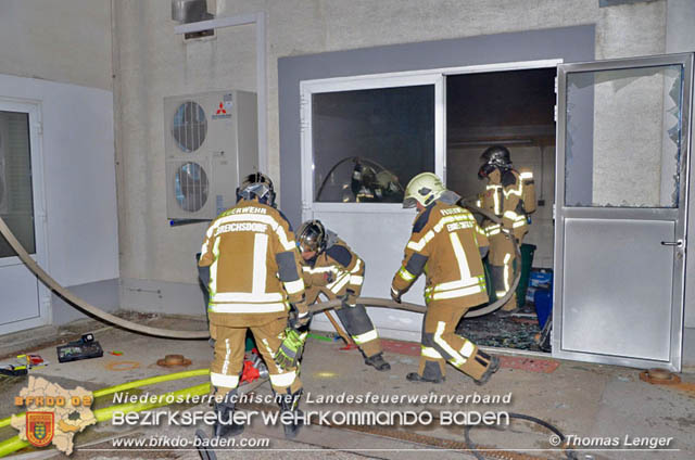 20190228 Brand im Gewerbepark Ebreichsdorf  Foto: © Thomas Lenger