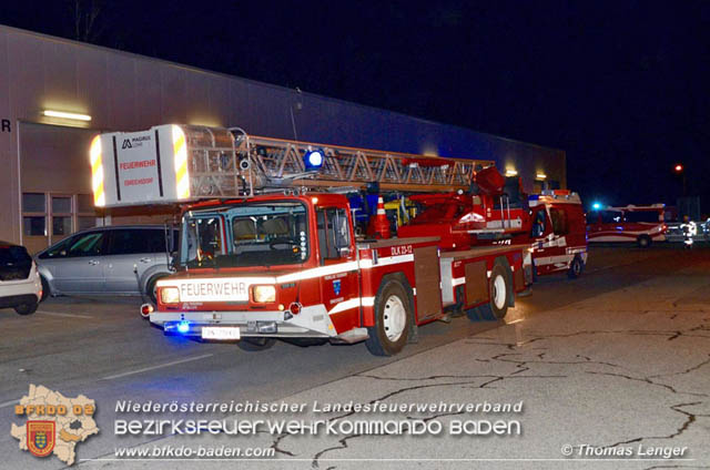 20190228 Brand im Gewerbepark Ebreichsdorf  Foto: © Thomas Lenger