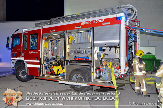20190228 Brand im Gewerbepark Ebreichsdorf  Foto: © Thomas Lenger