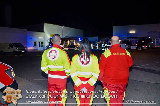 20190228 Brand im Gewerbepark Ebreichsdorf  Foto: © Thomas Lenger
