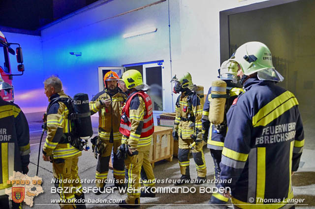 20190228 Brand im Gewerbepark Ebreichsdorf  Foto: © Thomas Lenger