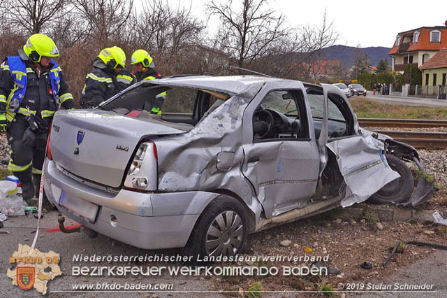20190314 Schwerer Verkehrsunfall in Traiskirchen-Wienersdorf  Foto: © Stefan Schneider