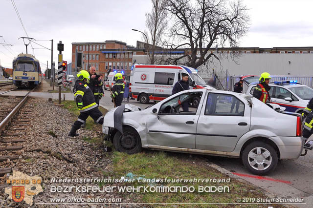 20190314 Schwerer Verkehrsunfall in Traiskirchen-Wienersdorf  Foto: © Stefan Schneider