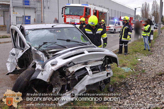 20190314 Schwerer Verkehrsunfall in Traiskirchen-Wienersdorf  Foto: © Stefan Schneider