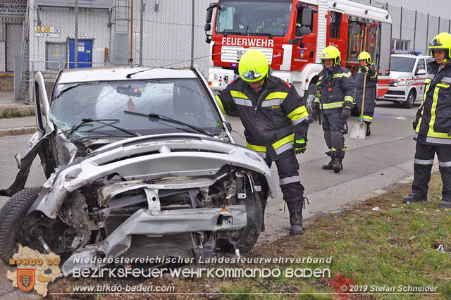 20190314 Schwerer Verkehrsunfall in Traiskirchen-Wienersdorf  Foto: © Stefan Schneider