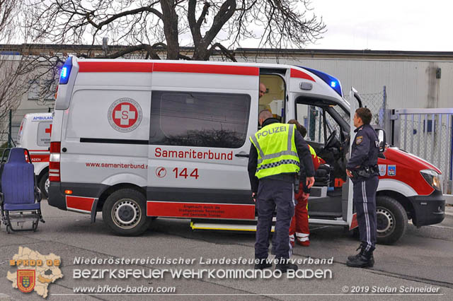 20190314 Schwerer Verkehrsunfall in Traiskirchen-Wienersdorf  Foto: © Stefan Schneider