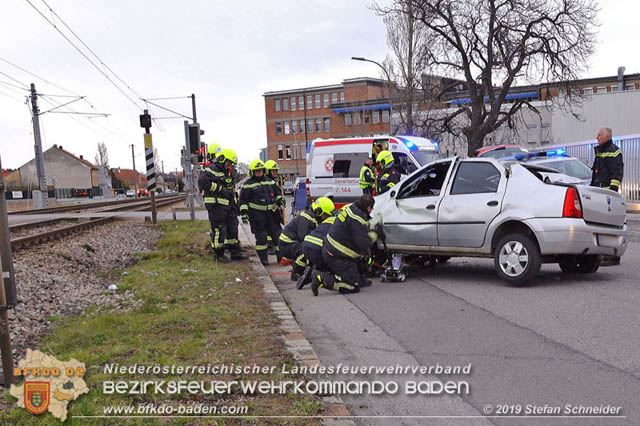 20190314 Schwerer Verkehrsunfall in Traiskirchen-Wienersdorf  Foto: © Stefan Schneider