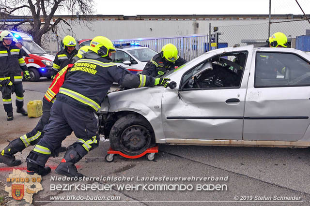 20190314 Schwerer Verkehrsunfall in Traiskirchen-Wienersdorf  Foto: © Stefan Schneider