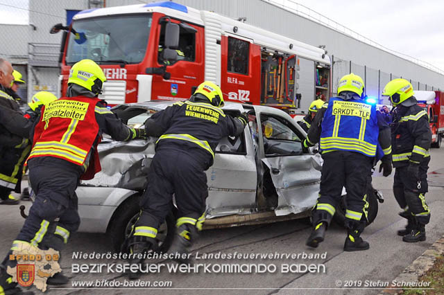 20190314 Schwerer Verkehrsunfall in Traiskirchen-Wienersdorf  Foto: © Stefan Schneider