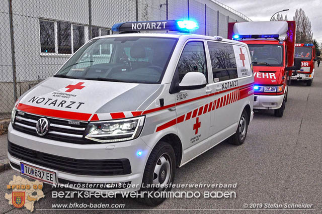 20190314 Schwerer Verkehrsunfall in Traiskirchen-Wienersdorf  Foto: © Stefan Schneider