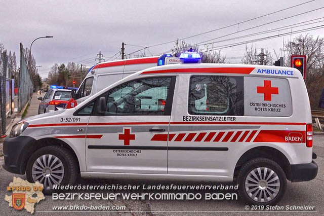 20190314 Schwerer Verkehrsunfall in Traiskirchen-Wienersdorf  Foto: © Stefan Schneider