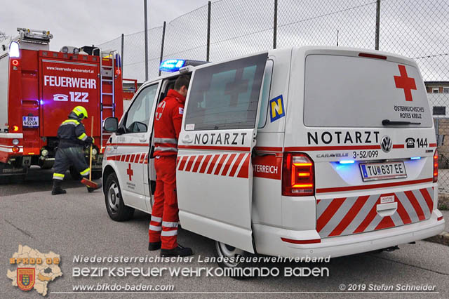 20190314 Schwerer Verkehrsunfall in Traiskirchen-Wienersdorf  Foto: © Stefan Schneider