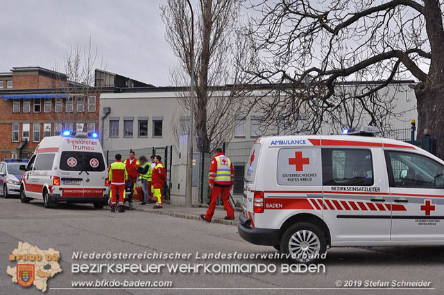 20190314 Schwerer Verkehrsunfall in Traiskirchen-Wienersdorf  Foto: © Stefan Schneider