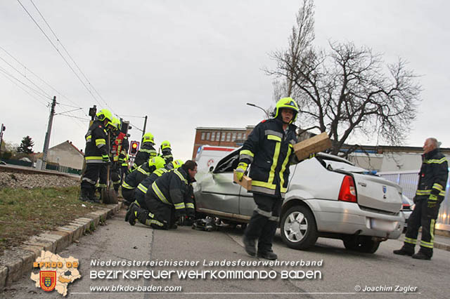 20190314 Schwerer Verkehrsunfall in Traiskirchen-Wienersdorf  Foto: © Joachim Zagler