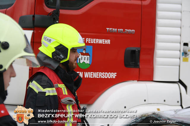 20190314 Schwerer Verkehrsunfall in Traiskirchen-Wienersdorf  Foto: © Joachim Zagler