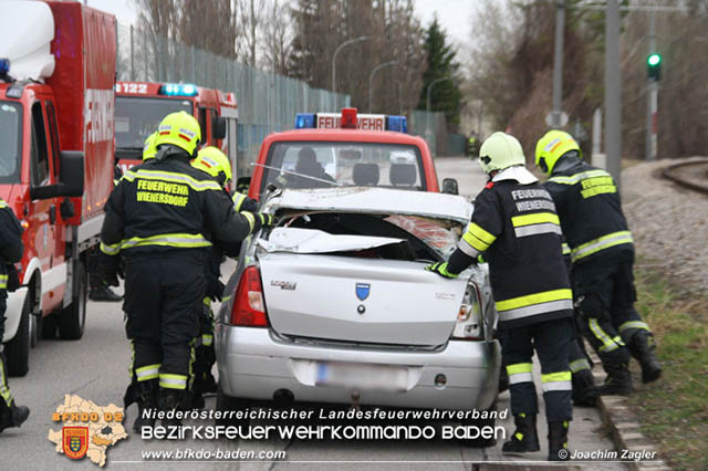 20190314 Schwerer Verkehrsunfall in Traiskirchen-Wienersdorf  Foto: © Joachim Zagler