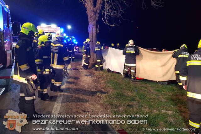 20190324 Verkehrsunfall auf der L157 Pottendorf-Tattendorf  Foto: © Pfingstl FF Pottendorf