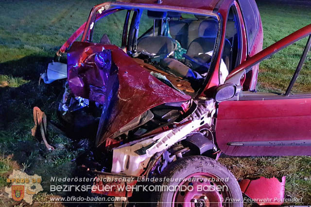 20190324 Verkehrsunfall auf der L157 Pottendorf-Tattendorf  Foto: © Pfingstl FF Pottendorf
