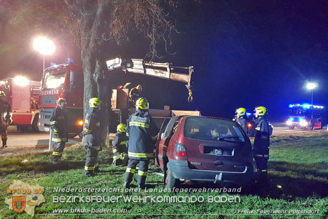 20190324 Verkehrsunfall auf der L157 Pottendorf-Tattendorf  Foto: © Pfingstl FF Pottendorf