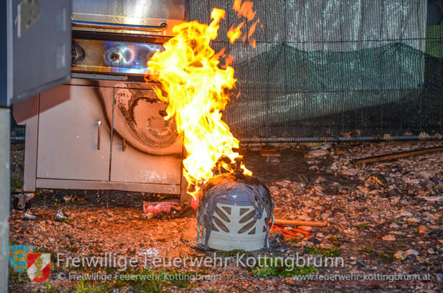 20190329 Brand einer Gasflasche in Kottingbrunn  Foto: © Freiwillige Feuerwehr Kottingbrunn