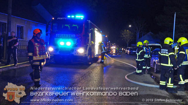 20190402 Brand eines Nebengebäudes in Tribuswinkel  Foto: © Stefan Schneider