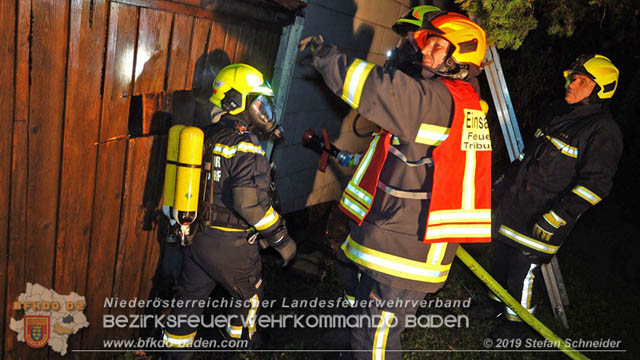 20190402 Brand eines Nebengebäudes in Tribuswinkel  Foto: © Stefan Schneider