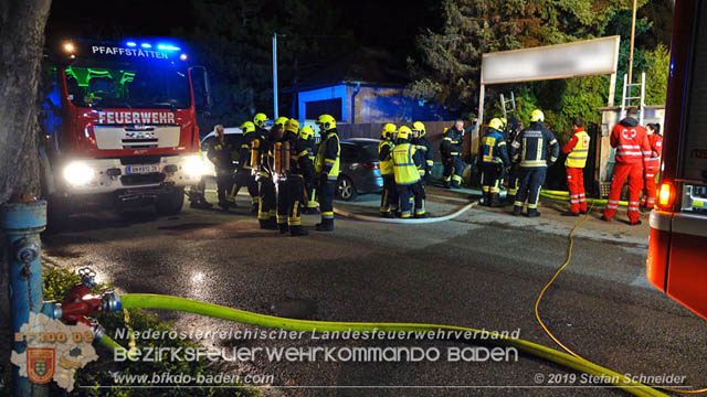 20190402 Brand eines Nebengebäudes in Tribuswinkel  Foto: © Stefan Schneider