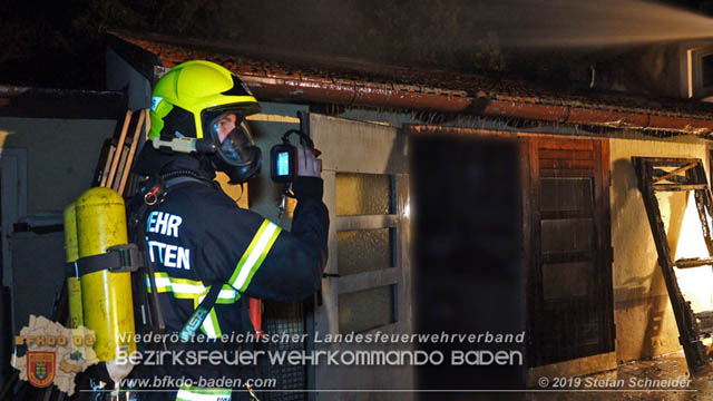 20190402 Brand eines Nebengebäudes in Tribuswinkel  Foto: © Stefan Schneider