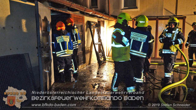 20190402 Brand eines Nebengebäudes in Tribuswinkel  Foto: © Stefan Schneider