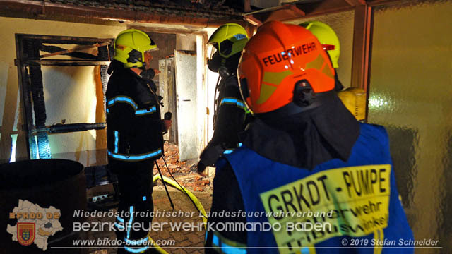 20190402 Brand eines Nebengebäudes in Tribuswinkel  Foto: © Stefan Schneider