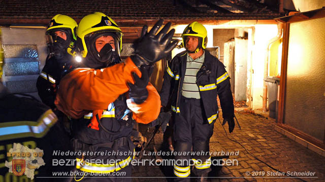 20190402 Brand eines Nebengebäudes in Tribuswinkel  Foto: © Stefan Schneider