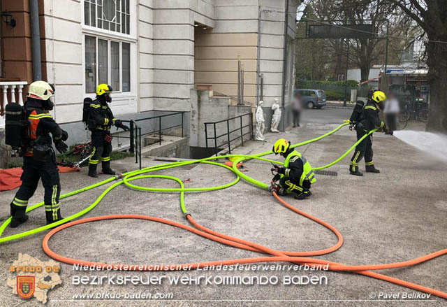 20190405 Kellerbrand in Badener Mehrparteienwohnhaus im Ortsteil Weikersdorf  Foto: © Pawel Belikov