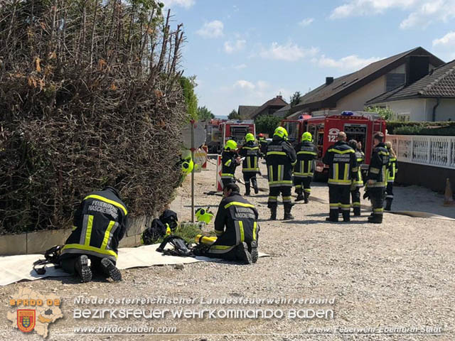 20190501 FF Pottendorf unterstützt bei Küchenbrand in Ebenfurth Bezirk WN  Foto: © Freiwillige Feuerwehr Ebenfurth-Stadt