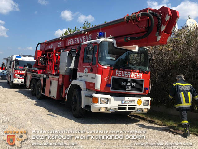20190501 FF Pottendorf unterstützt bei Küchenbrand in Ebenfurth Bezirk WN  Foto: © Freiwillige Feuerwehr Ebenfurth-Stadt